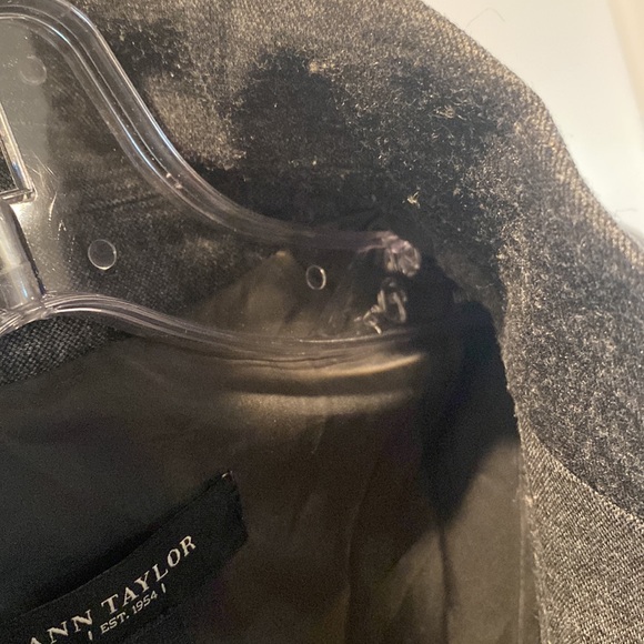 Ann Taylor Heather Gray Blazer - Picture 3 of 10